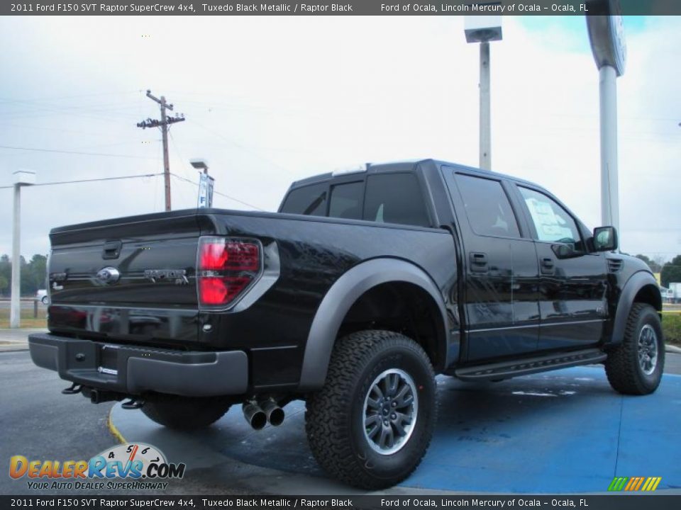 Tuxedo Black Metallic 2011 Ford F150 SVT Raptor SuperCrew 4x4 Photo #3