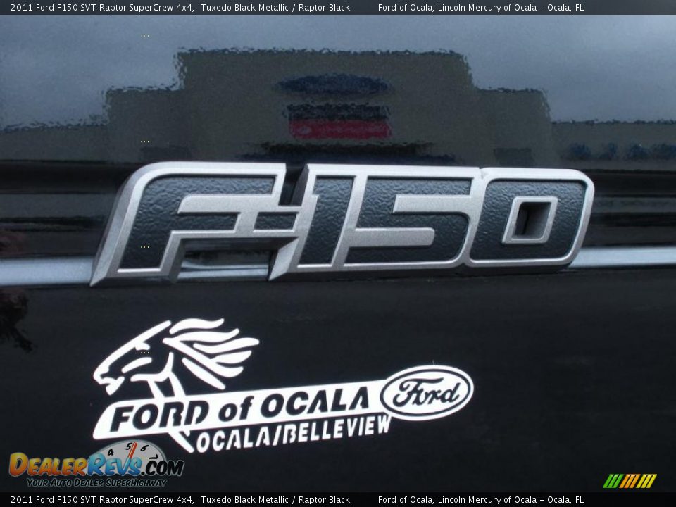 2011 Ford F150 SVT Raptor SuperCrew 4x4 Tuxedo Black Metallic / Raptor Black Photo #4