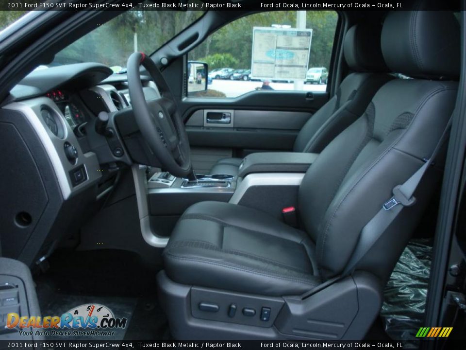 Raptor Black Interior - 2011 Ford F150 SVT Raptor SuperCrew 4x4 Photo #7