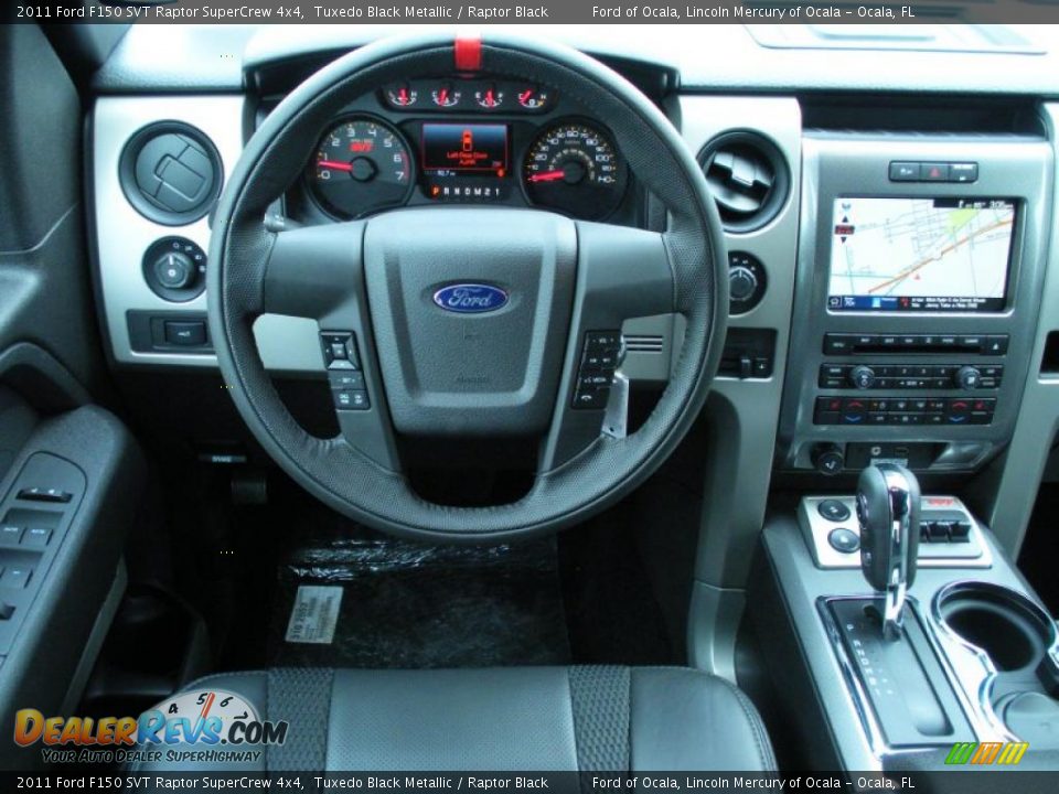 Dashboard of 2011 Ford F150 SVT Raptor SuperCrew 4x4 Photo #10