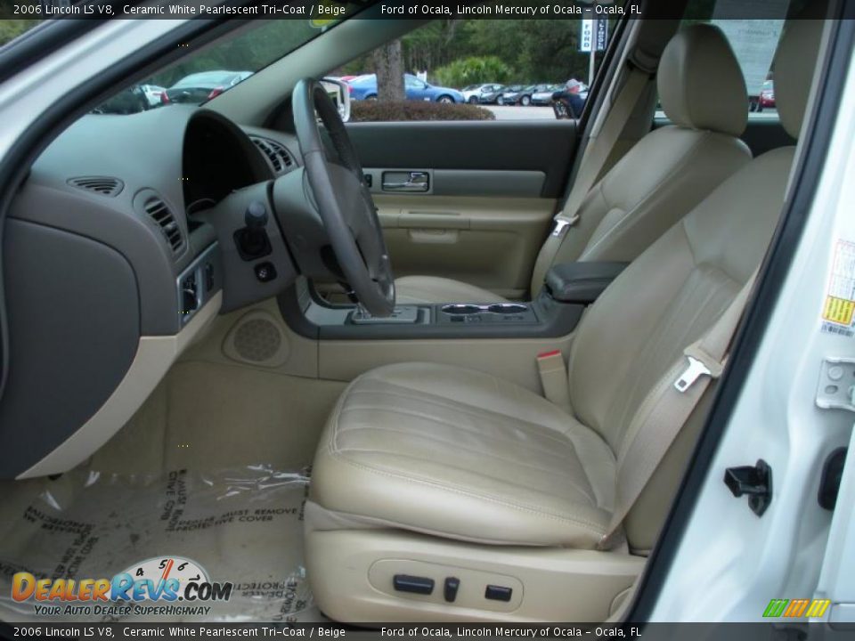 Beige Interior 2006 Lincoln Ls V8 Photo 11 Dealerrevs Com