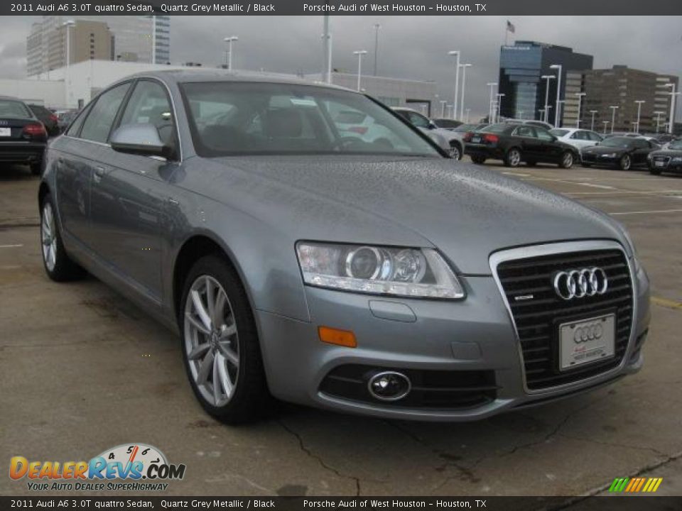 Front 3/4 View of 2011 Audi A6 3.0T quattro Sedan Photo #1