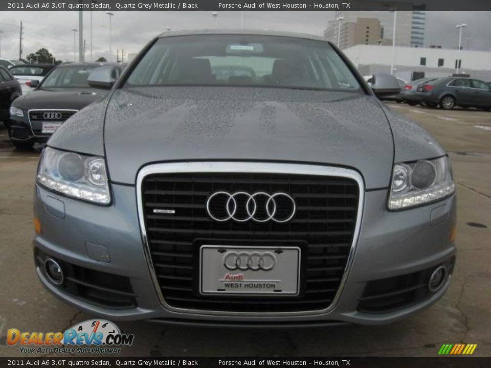 2011 Audi A6 3.0T quattro Sedan Quartz Grey Metallic / Black Photo #2
