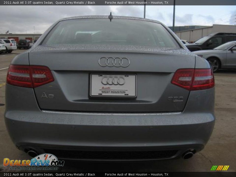 2011 Audi A6 3.0T quattro Sedan Quartz Grey Metallic / Black Photo #3