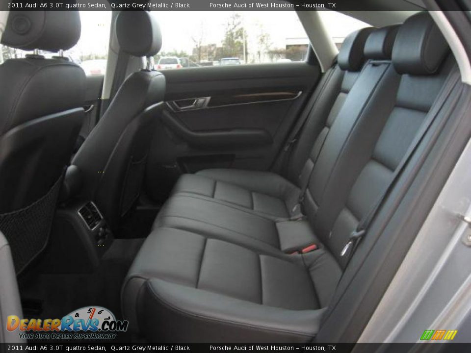 Black Interior - 2011 Audi A6 3.0T quattro Sedan Photo #7