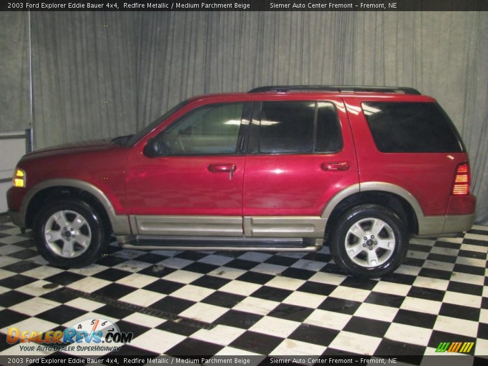 2003 Ford Explorer Eddie Bauer 4x4 Redfire Metallic / Medium Parchment Beige Photo #1