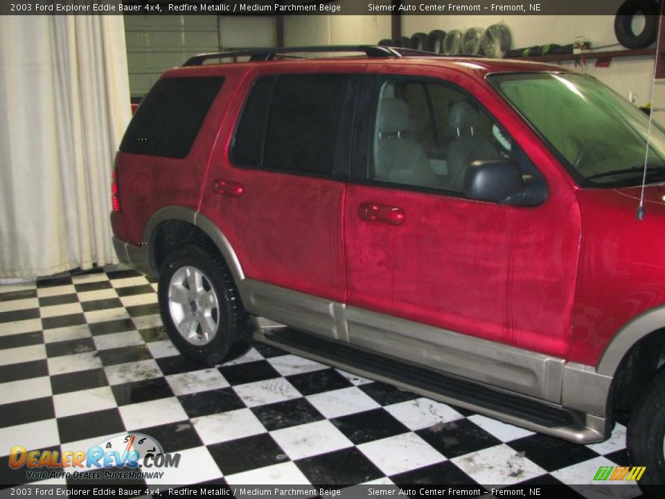 2003 Ford Explorer Eddie Bauer 4x4 Redfire Metallic / Medium Parchment Beige Photo #5