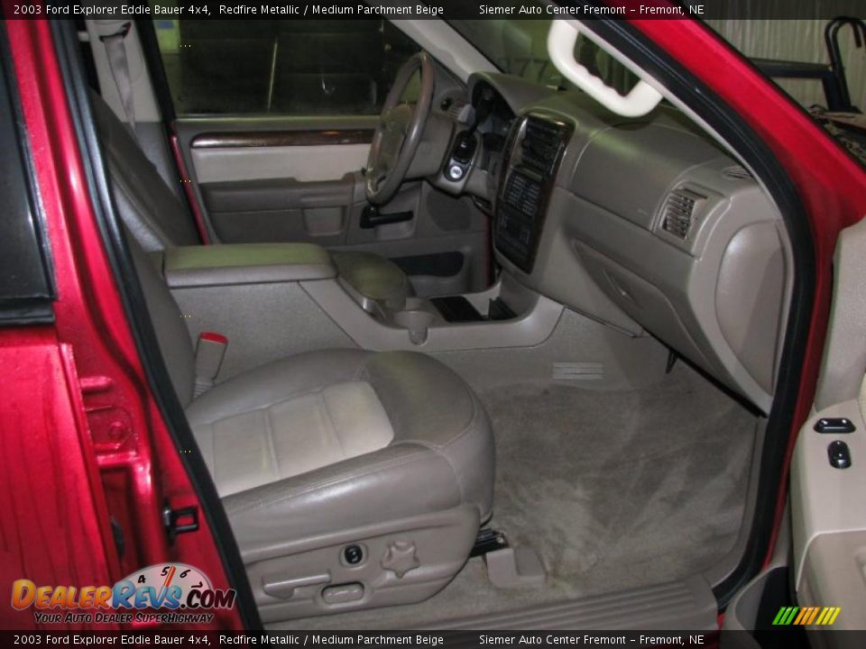 2003 Ford Explorer Eddie Bauer 4x4 Redfire Metallic / Medium Parchment Beige Photo #6