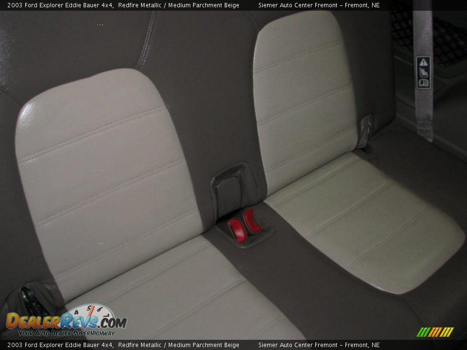 2003 Ford Explorer Eddie Bauer 4x4 Redfire Metallic / Medium Parchment Beige Photo #8