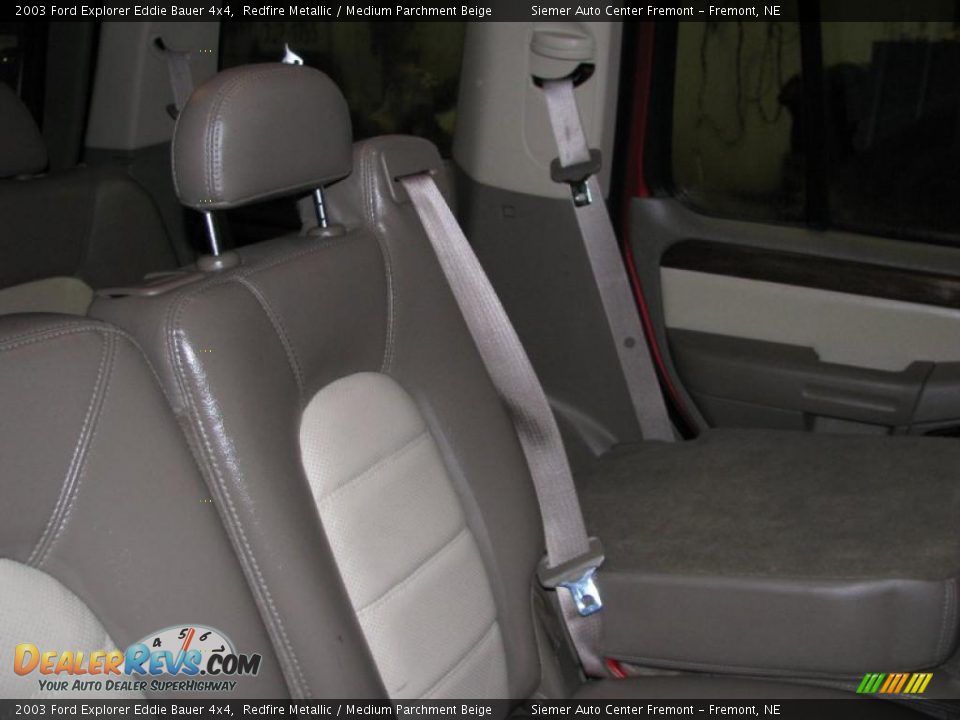 2003 Ford Explorer Eddie Bauer 4x4 Redfire Metallic / Medium Parchment Beige Photo #9
