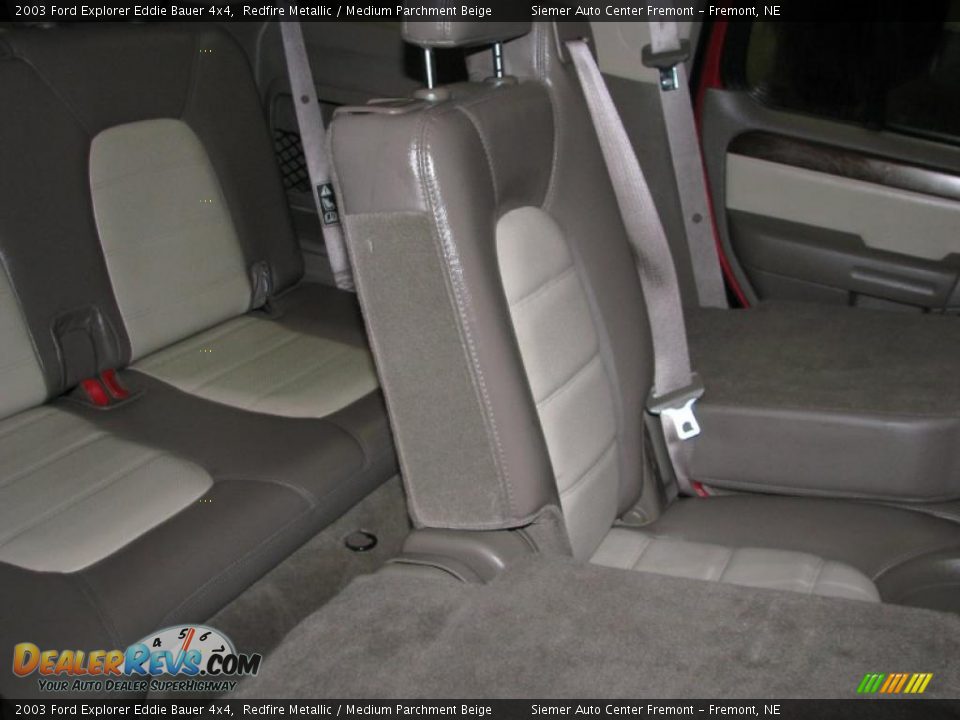 2003 Ford Explorer Eddie Bauer 4x4 Redfire Metallic / Medium Parchment Beige Photo #11