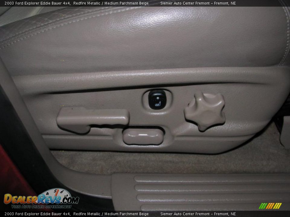 2003 Ford Explorer Eddie Bauer 4x4 Redfire Metallic / Medium Parchment Beige Photo #12
