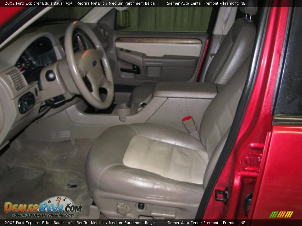 2003 Ford Explorer Eddie Bauer 4x4 Redfire Metallic / Medium Parchment Beige Photo #20
