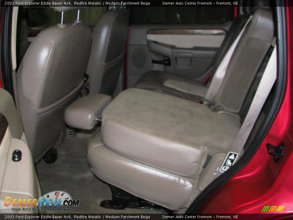 2003 Ford Explorer Eddie Bauer 4x4 Redfire Metallic / Medium Parchment Beige Photo #22