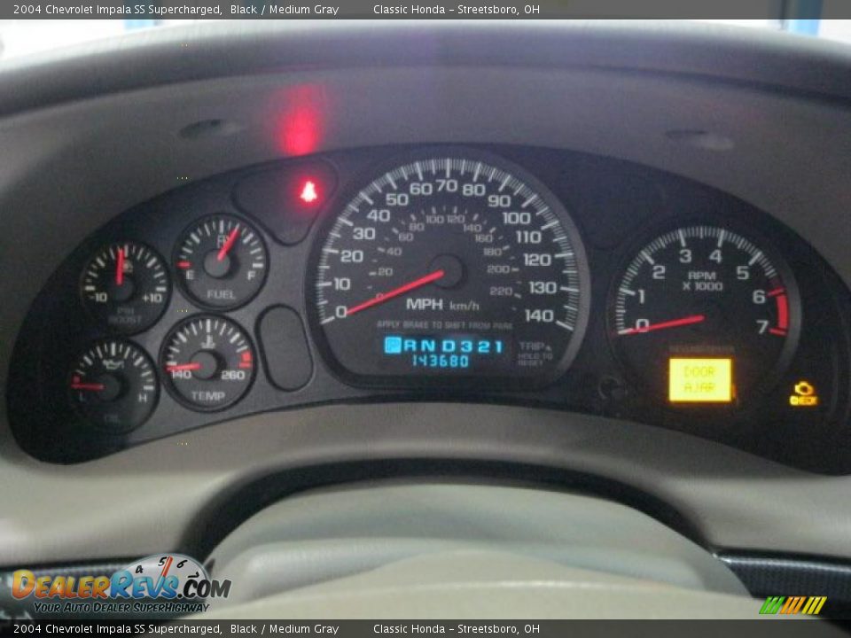 2004 Chevrolet Impala SS Supercharged Gauges Photo #26