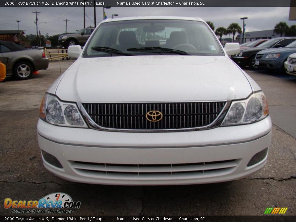 2000 Toyota Avalon XLS Diamond White Pearl / Taupe Photo #3