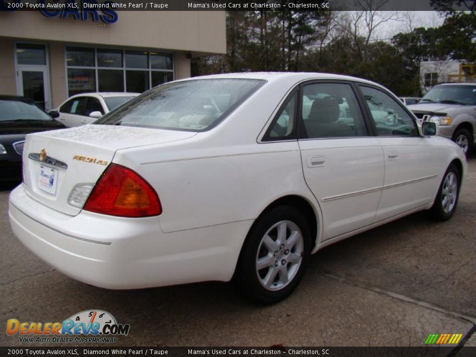 2000 Toyota Avalon XLS Diamond White Pearl / Taupe Photo #8