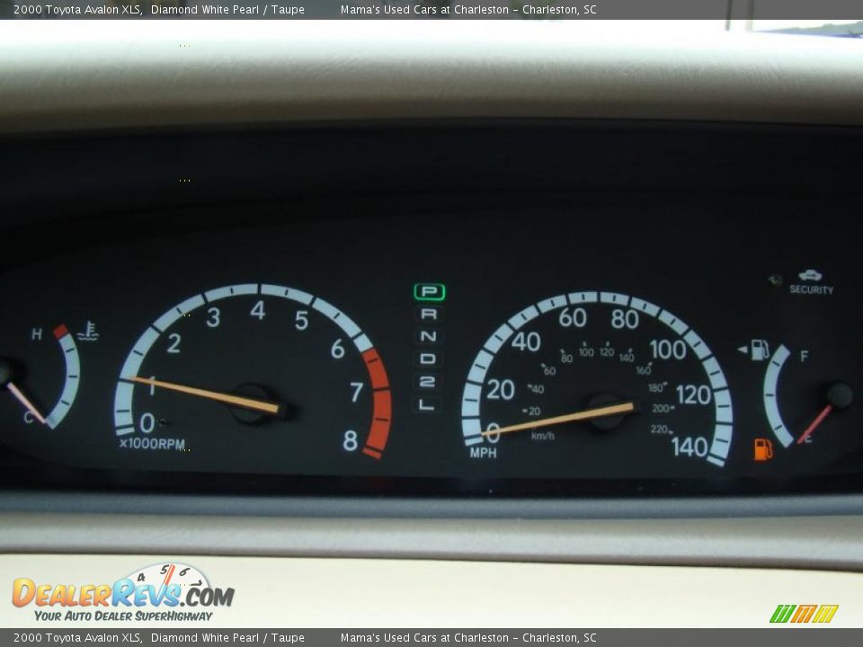 2000 Toyota Avalon XLS Diamond White Pearl / Taupe Photo #25