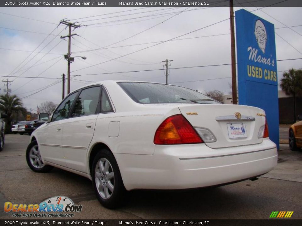 2000 Toyota Avalon XLS Diamond White Pearl / Taupe Photo #32