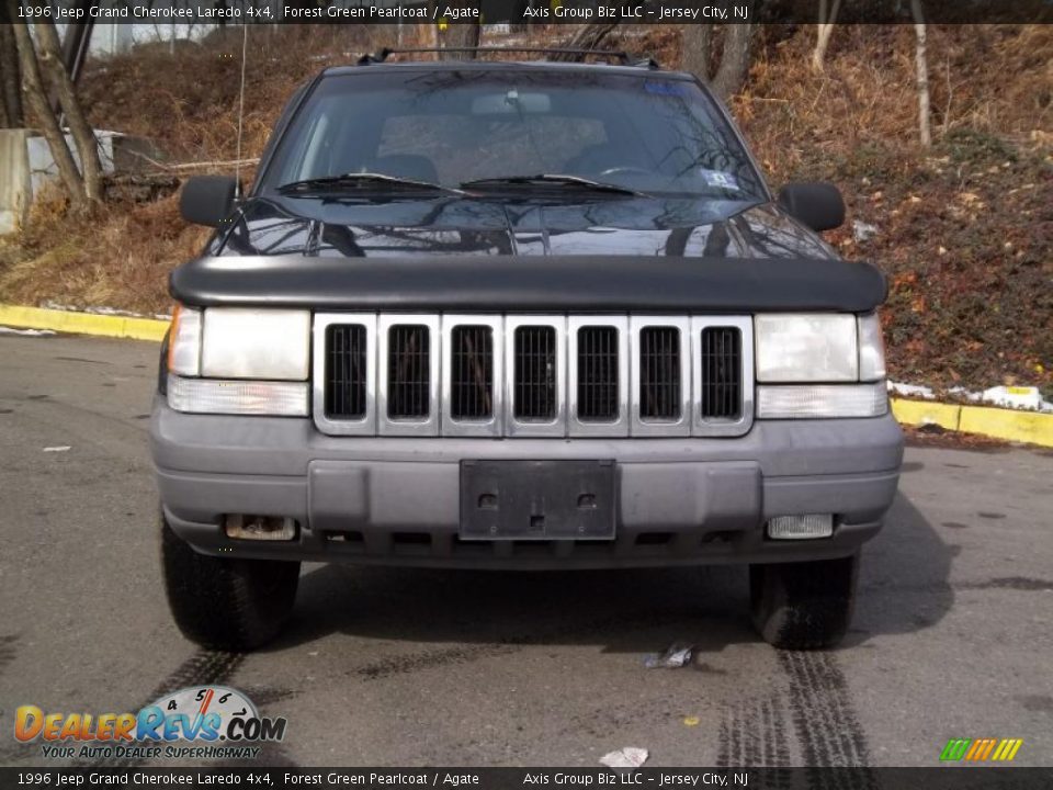 1996 Jeep Grand Cherokee Laredo 4x4 Forest Green Pearlcoat / Agate Photo #3