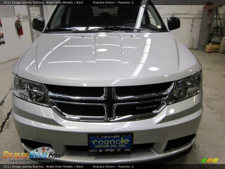 2011 Dodge Journey Express Bright Silver Metallic / Black Photo #2