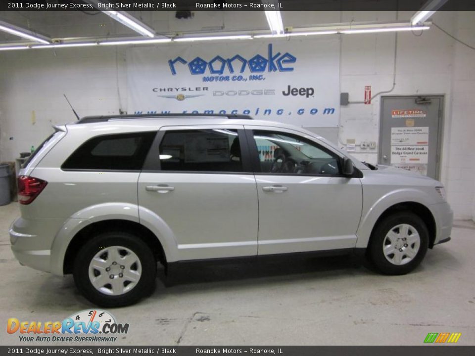 2011 Dodge Journey Express Bright Silver Metallic / Black Photo #3
