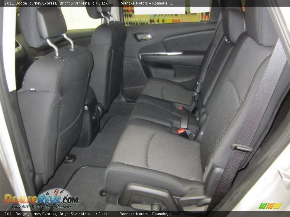 2011 Dodge Journey Express Bright Silver Metallic / Black Photo #6