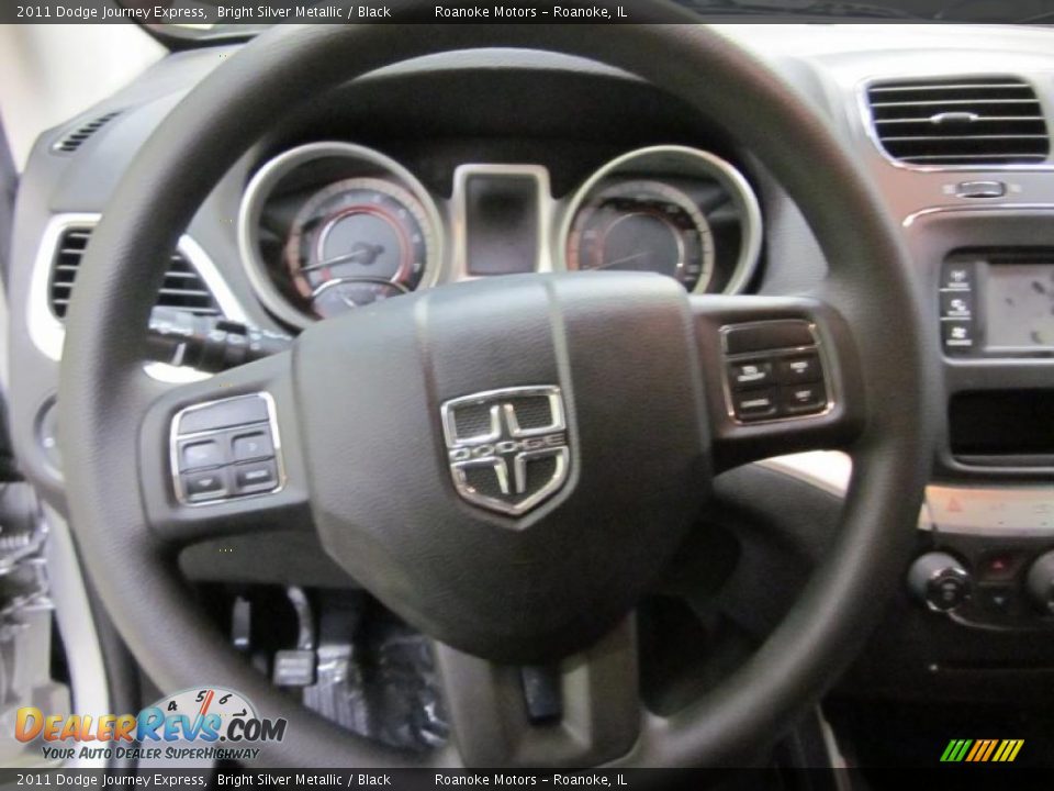 2011 Dodge Journey Express Bright Silver Metallic / Black Photo #8