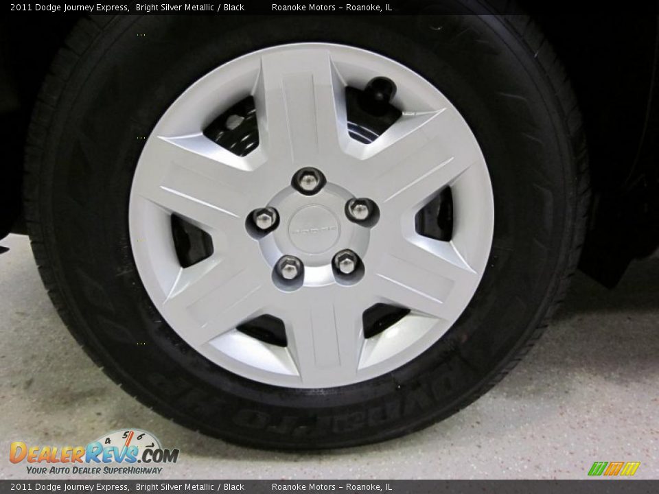 2011 Dodge Journey Express Bright Silver Metallic / Black Photo #11