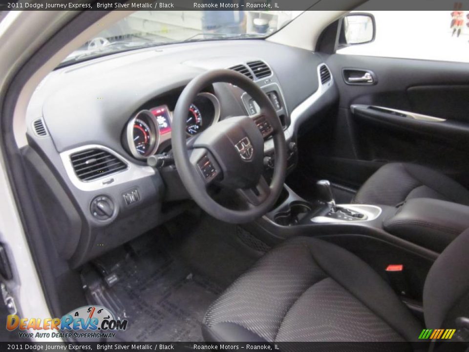 Black Interior - 2011 Dodge Journey Express Photo #13