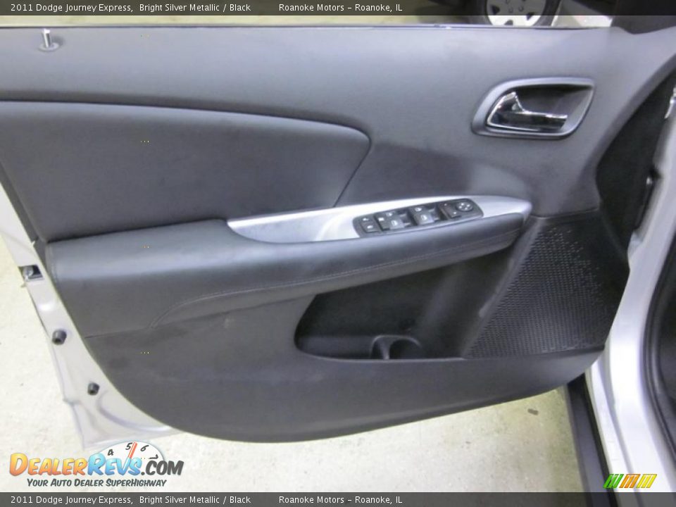 2011 Dodge Journey Express Bright Silver Metallic / Black Photo #14