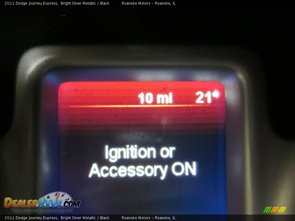 2011 Dodge Journey Express Bright Silver Metallic / Black Photo #15