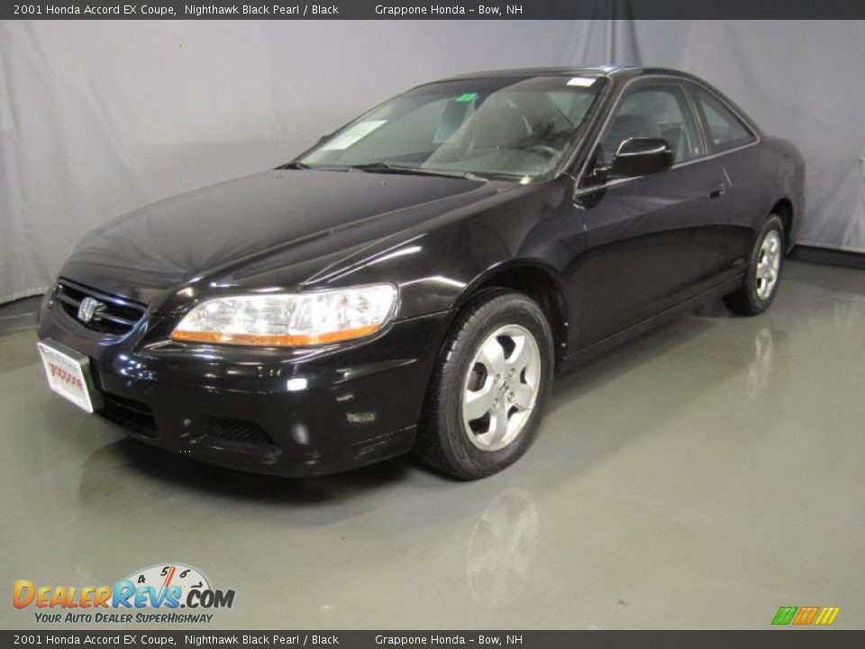 Black 2001 honda accord coupe #1