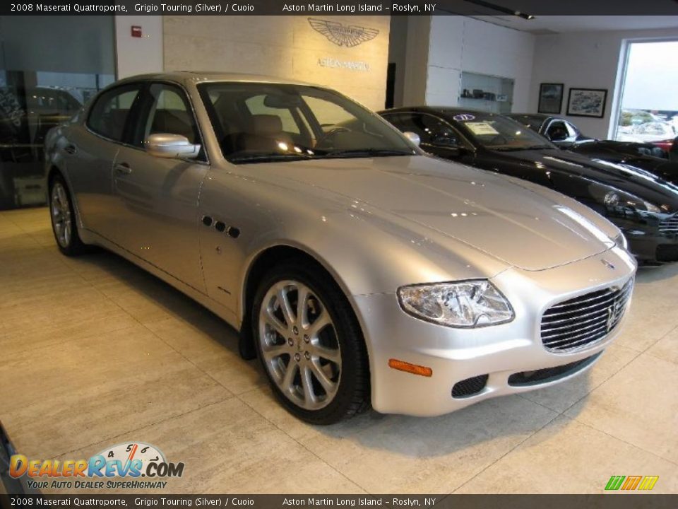 2008 Maserati Quattroporte Grigio Touring (Silver) / Cuoio Photo #1