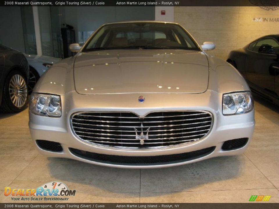 2008 Maserati Quattroporte Grigio Touring (Silver) / Cuoio Photo #2