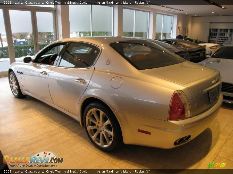 2008 Maserati Quattroporte Grigio Touring (Silver) / Cuoio Photo #4