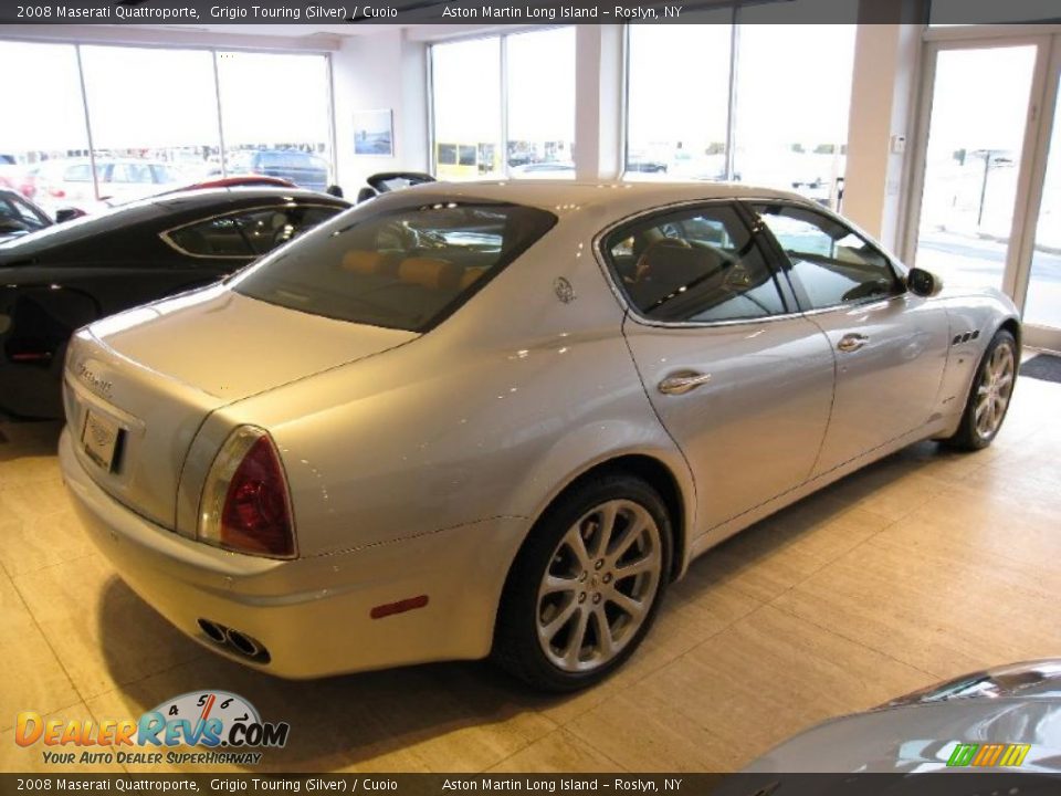 2008 Maserati Quattroporte Grigio Touring (Silver) / Cuoio Photo #5