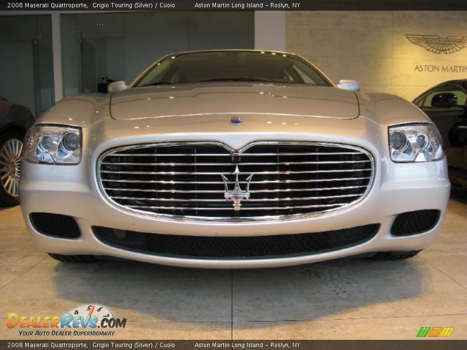 2008 Maserati Quattroporte Grigio Touring (Silver) / Cuoio Photo #8