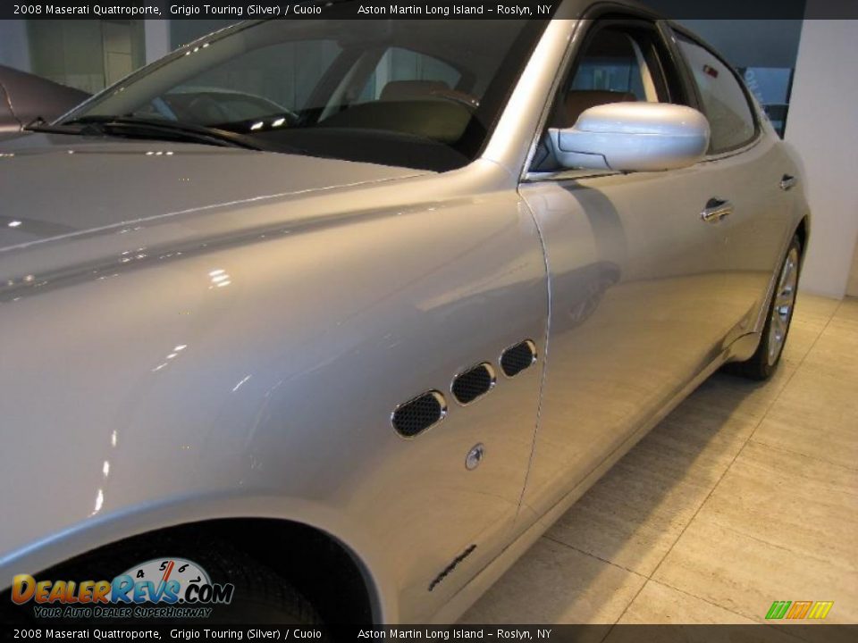 2008 Maserati Quattroporte Grigio Touring (Silver) / Cuoio Photo #10