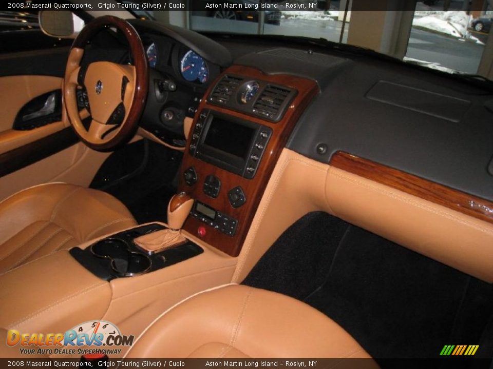 2008 Maserati Quattroporte Grigio Touring (Silver) / Cuoio Photo #19