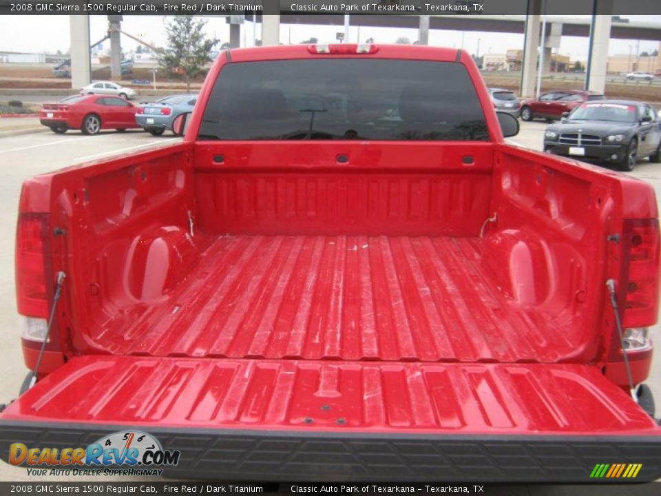 2008 GMC Sierra 1500 Regular Cab Fire Red / Dark Titanium Photo #15