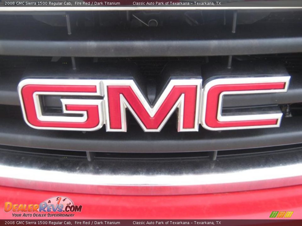 2008 GMC Sierra 1500 Regular Cab Fire Red / Dark Titanium Photo #20