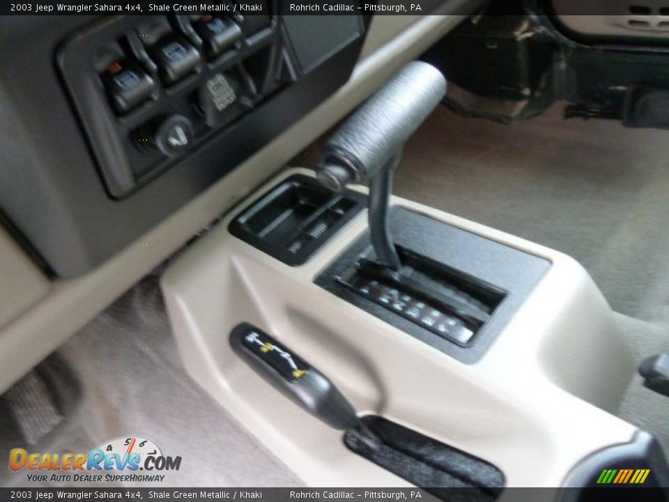 2003 Jeep Wrangler Sahara 4x4 Shifter Photo #15