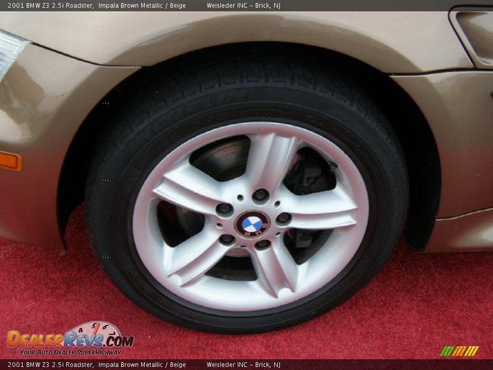 2001 BMW Z3 2.5i Roadster Wheel Photo #3