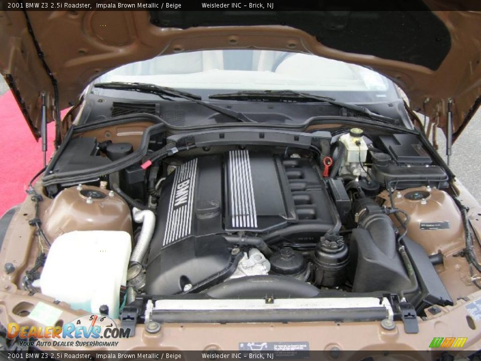 2001 BMW Z3 2.5i Roadster 2.5 Liter DOHC 24-Valve Inline 6 Cylinder Engine Photo #24