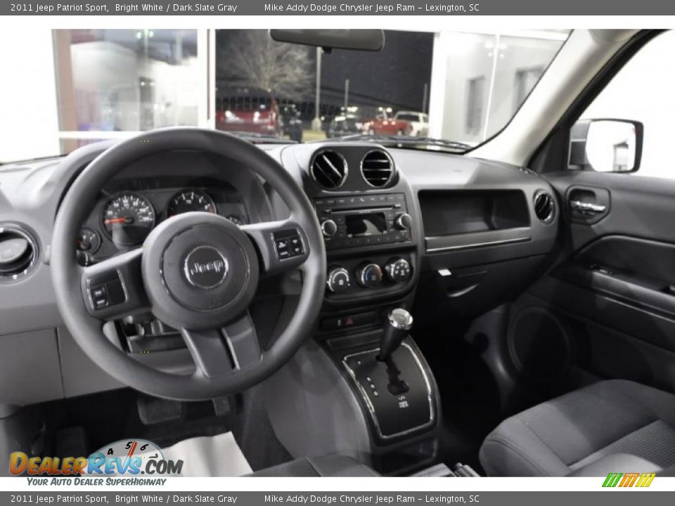 Dark Slate Gray Interior 2011 Jeep Patriot Sport Photo 14