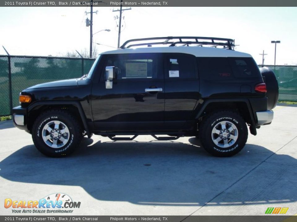 2011 Toyota FJ Cruiser TRD Black / Dark Charcoal Photo #6