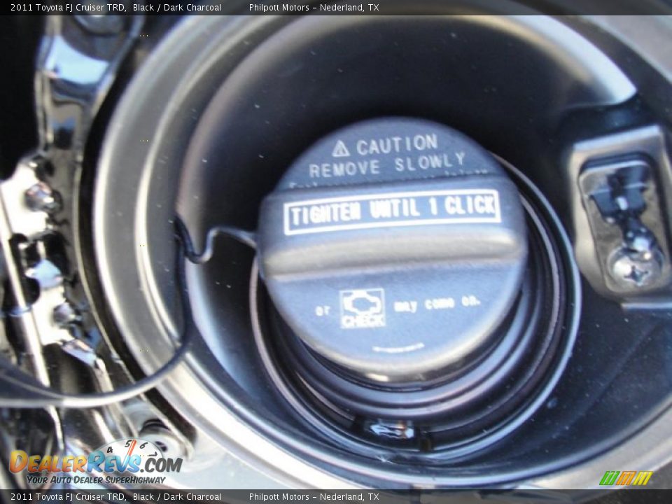 2011 Toyota FJ Cruiser TRD Black / Dark Charcoal Photo #14