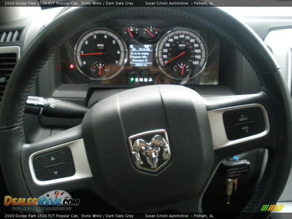 2009 Dodge Ram 1500 R/T Regular Cab Stone White / Dark Slate Gray Photo #17
