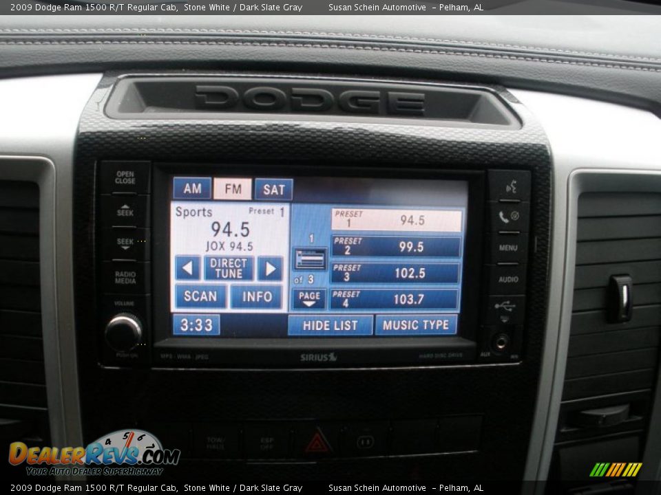 Controls of 2009 Dodge Ram 1500 R/T Regular Cab Photo #19